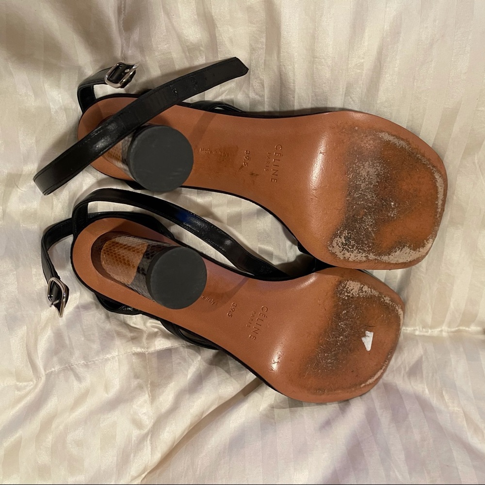 ❌SOLD❌CELINE BLACK PIRATE SANDAL - Picture 8 of 10